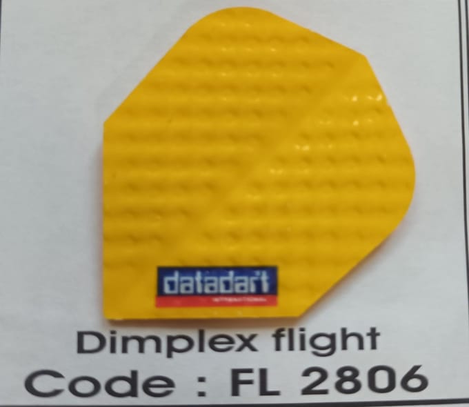 Dart Flights - 10 sets (30 stuks) - Dimplex - Geel
