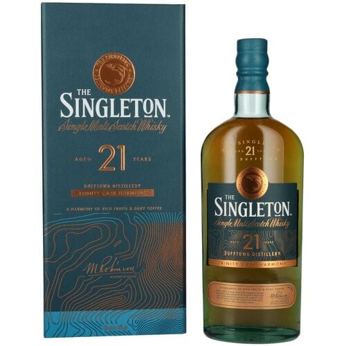 The Singleton of Dufftown The Singleton Dufftown 21 Years Old TRINITY CASK HARMONY 43% Vol. 0,7l in geschenkverpakking
