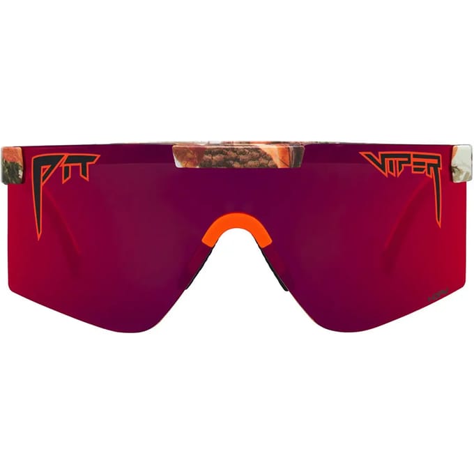 Pit Viper The Actual Bush Original Wide Gepolariseerde Zonnebril Paars HDPV Polarized Red/CAT3