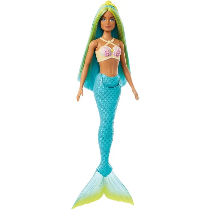 Barbie A Touch of Magic - Turquoise zeemeermin staart - Barbiepop