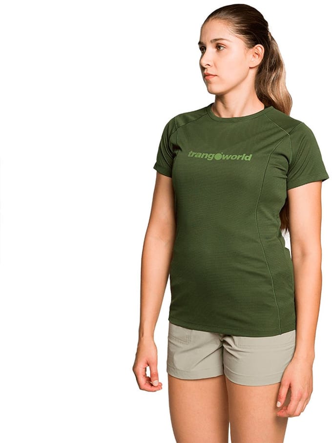 Trangoworld Demba T-shirt Met Korte Mouwen Groen M Vrouw