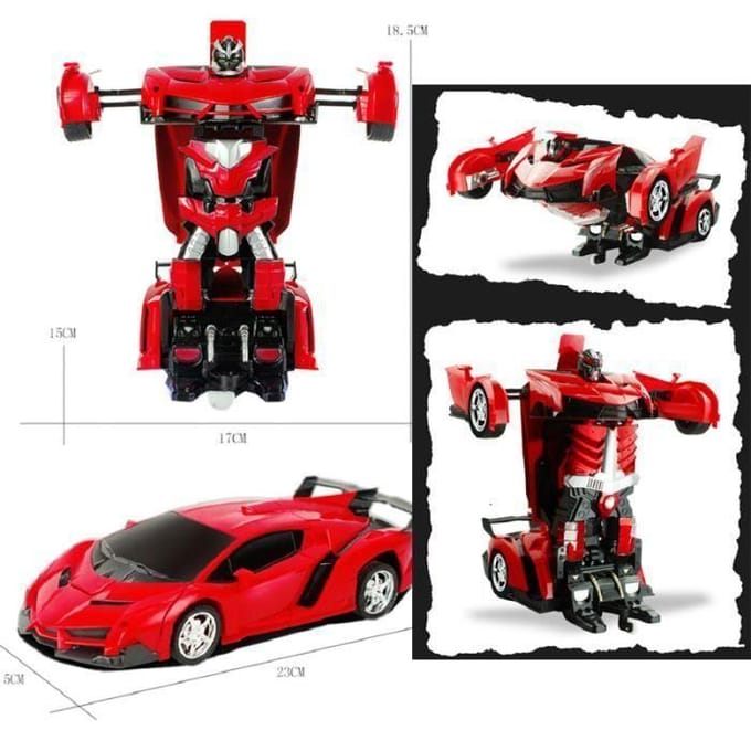 2 in 1 RC Sport Transformatie Auto Robot Afstandsbediening Vervorming Auto Speelgoed