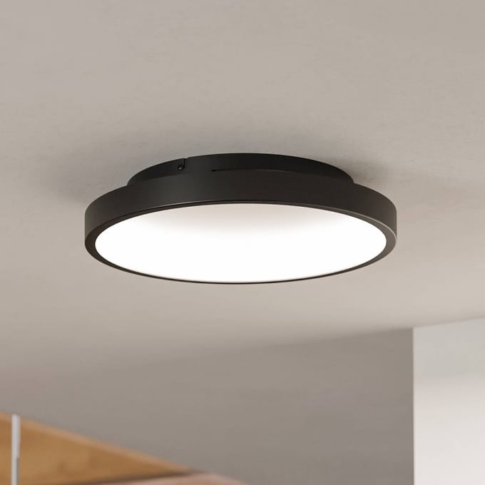 EGLO Stillington 1 Hanglamp - E27 - 88 cm - Zwart|Bruin - Hout|Staal