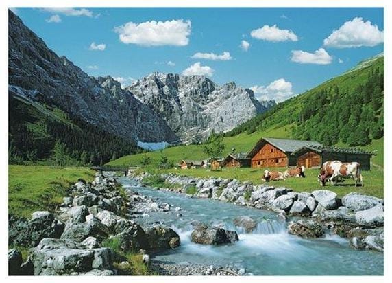 Ravensburger Jigsaw Puzzle Karwendel Mountains Austria 1000 pcs. 2D Puzzels