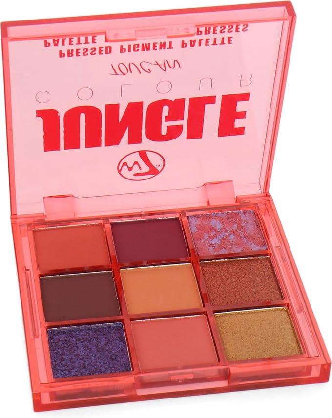 W7 Jungle Colour Pressed Pigment Oogschaduw Palette - Toucan
