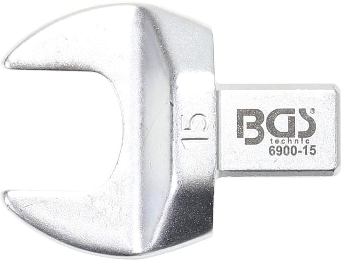 BGS Insteek- Ringsleutel 15 mm Opname 9 x 12 mm - 6900-15