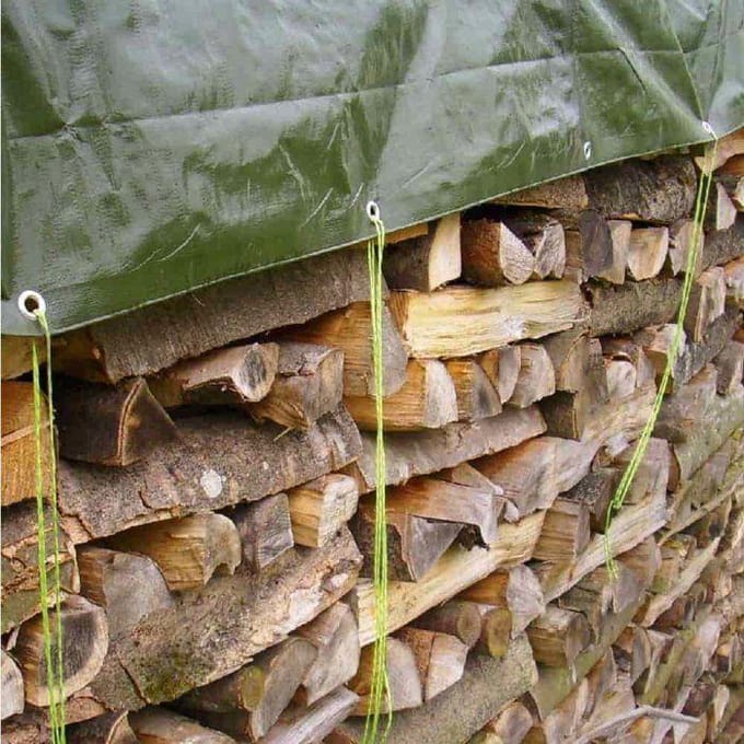 Groen Afdekzeil 210g/m², 1,5x6m (9m²) - Waterdicht en UV-bestendig