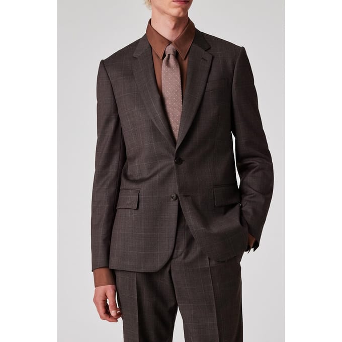 Paul Smith Gents Tailored Fit 2btn Jacket Dark Violet Taglia: 54 | Pantaloni da completo Outlet | Uomo | Viola