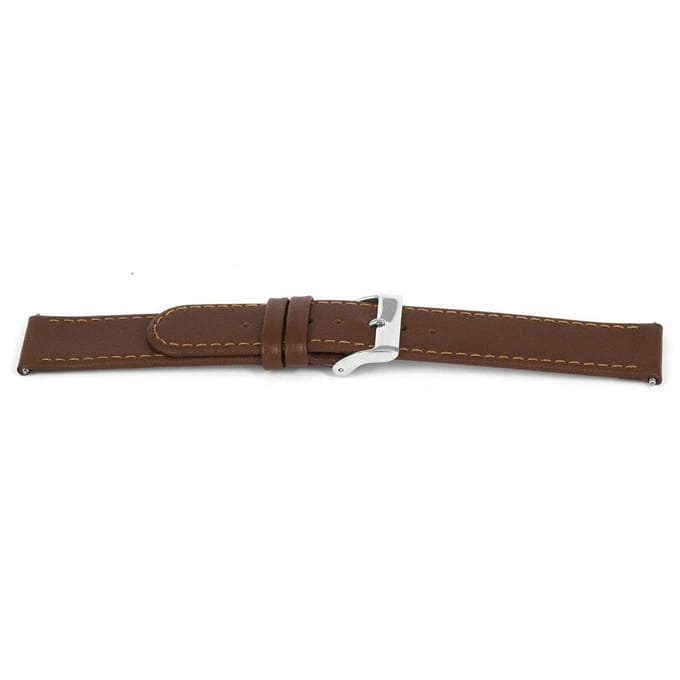 Horlogeband G306 Classic Bruin Leer 20x20 mm