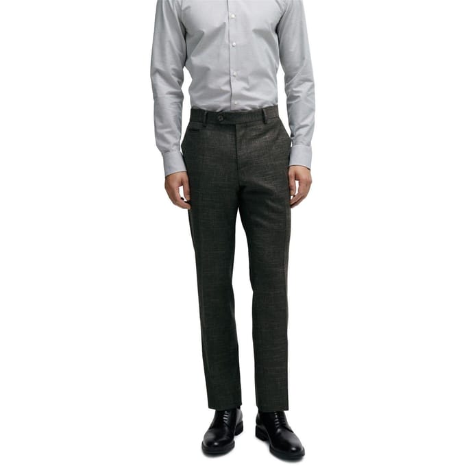 Boss Heren H-Genius Slim Broek (Donkergroen)