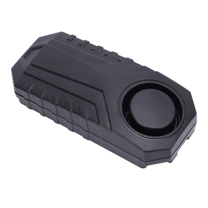 Alarme de vélo avec télécommande Résistant à l'eau Antivol Capteur de vibration Alarme pour vélos électriques black