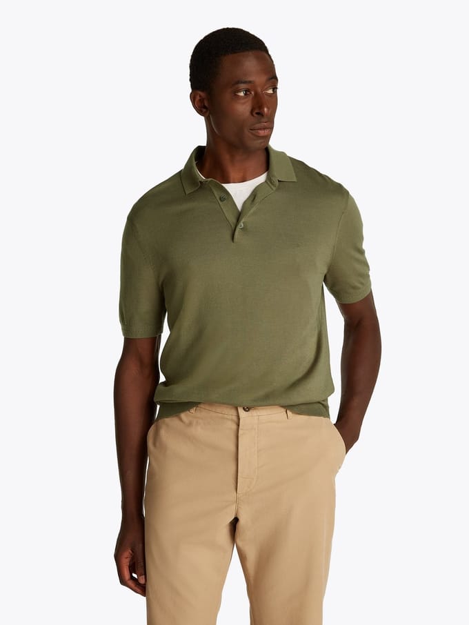 Tommy Hilfiger poloshirt korte mouw groen
