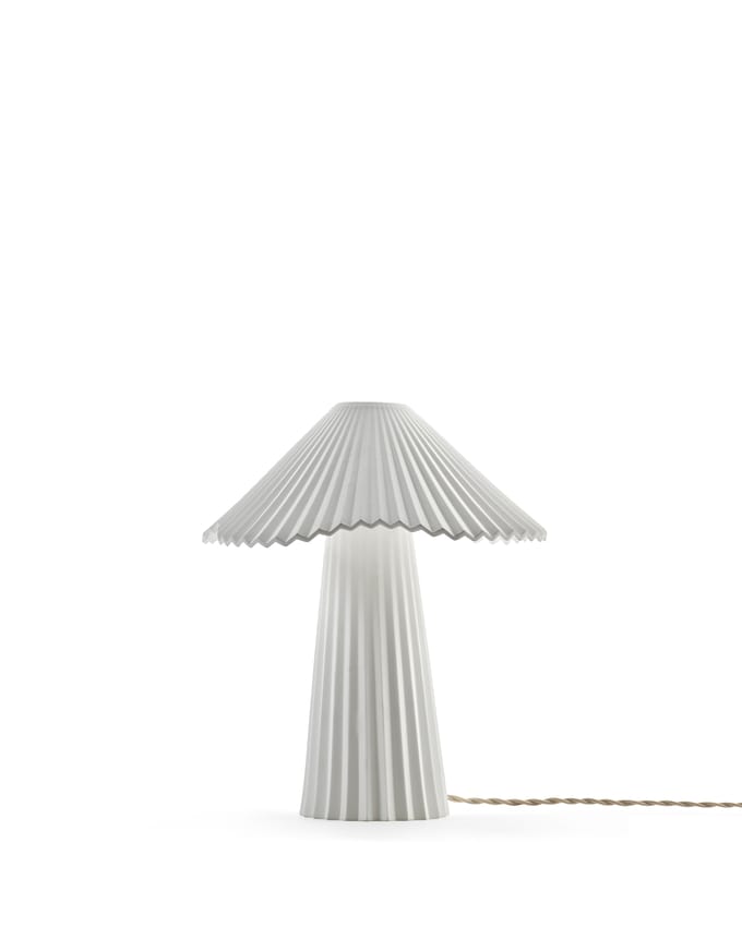 Serax Sebastian Herkner Tafel Lamp Porselein S Wit Uala Diameter 30.5cm Hoogte 34cm