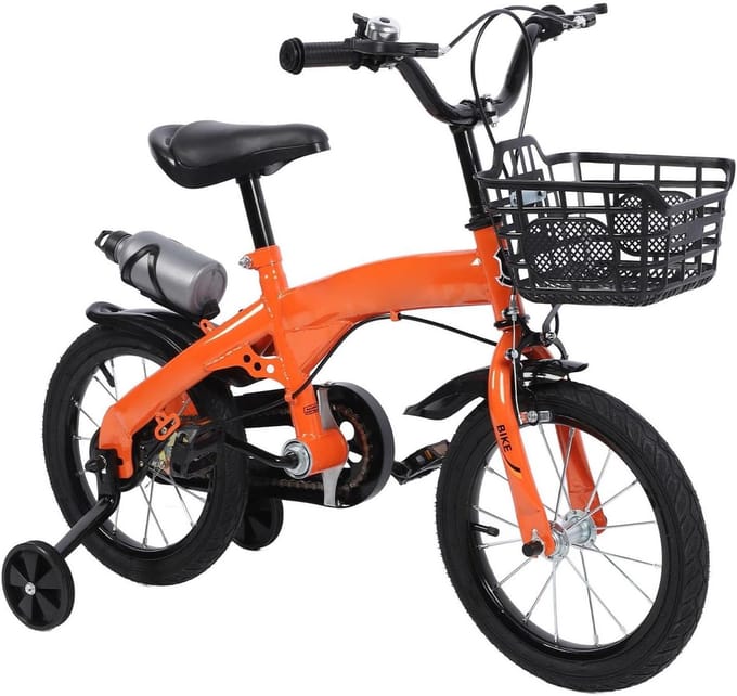 Kinderfiets - Loopfiets - Leren Fietsen - Met Zijwieltjes - 16 Inch - Blauw
