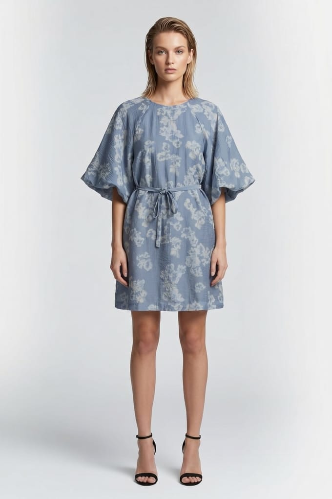 & Other Stories Cooper Dress Blue Größe: M | Minikleider Outlet | Damen | Blau