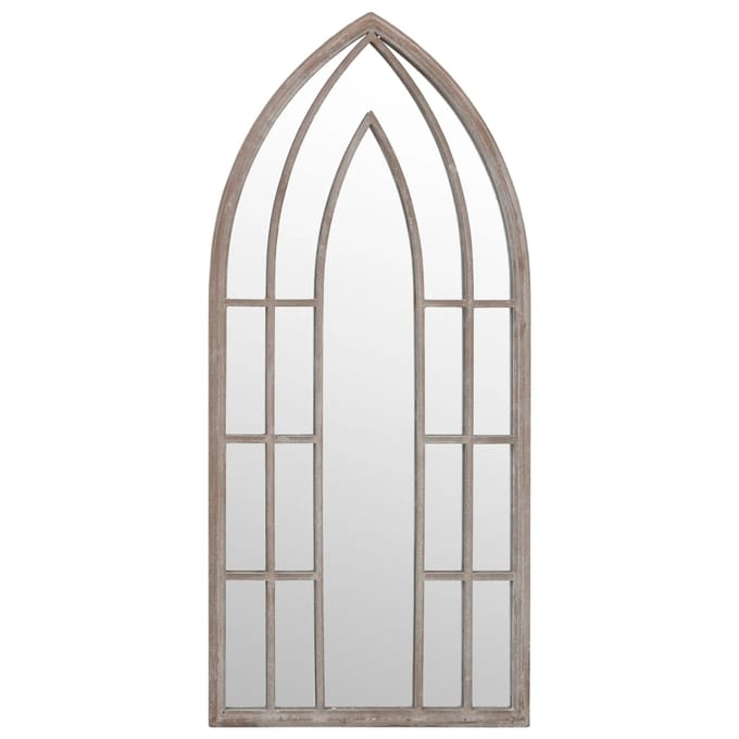 vidaXL - Spiegel - 70x30 - cm - ijzer - zandkleurig