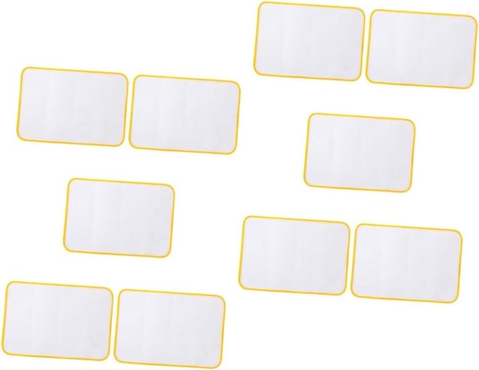 Strijkmat Sets - Strijkdoeken - Kleding Beschermen - Hittebestendig - 60 x 40 cm - Geel