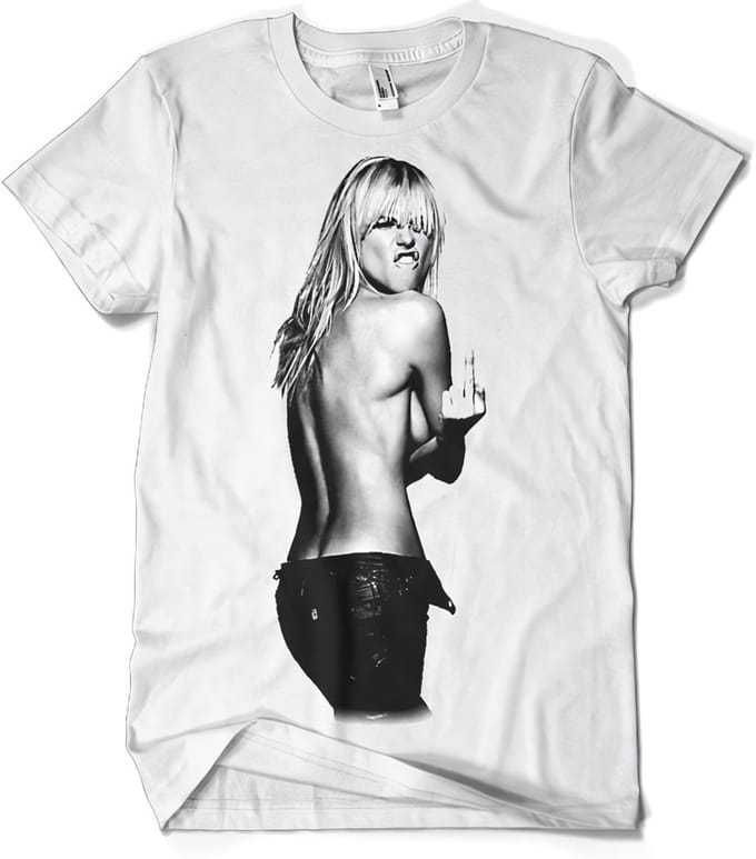 Hybris Heidi Gives The Finger T-shirt SH-1-15536-H31-3