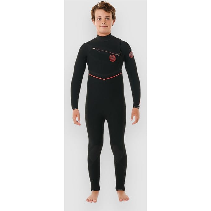 Rip Curl Fbomb Fusion 4/3 Cz Kids Wetsuit zwart