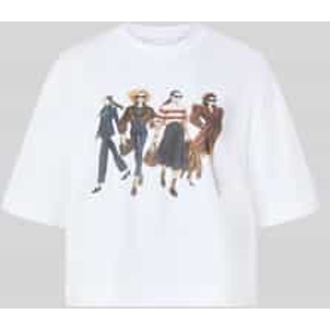 relaxed fit t-shirt van puur katoen