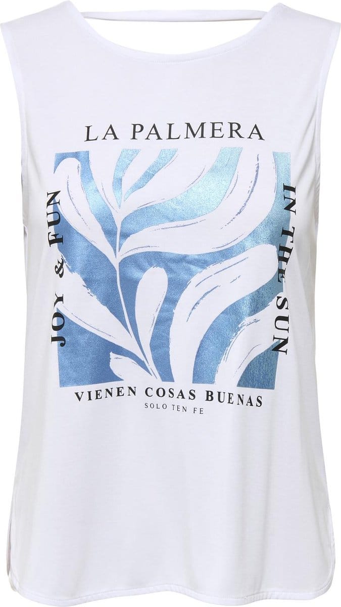 ONLY - ONLFREE LIFE S/L ART TOP BOX - Dames - Tank tops