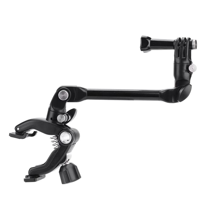 K6 Gitaarklem 360 Rotatie Monopod Montage Arm Standaard Klem voor Gopro Xiaoyi Sjcam black