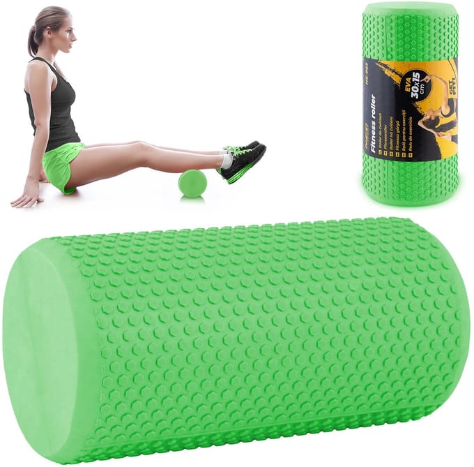 EVA foam roller voor oefeningen NS-963 groen
