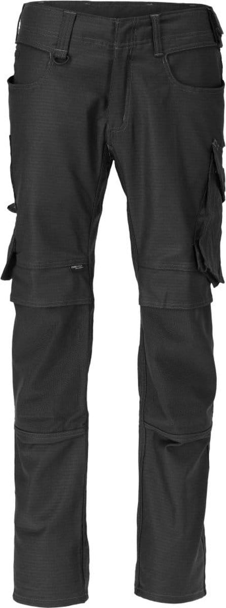 Mascot Unique Broek met kniezakken 20279-459 - Zwart - C52 - 90