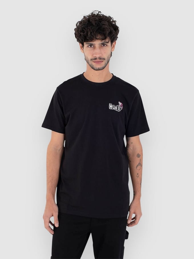 Hurley Wave Anarchy T-Shirt zwart