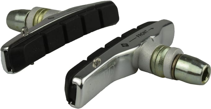 Vwp Remblokken V-brake 72 X 13 Mm Zilver/zwart 2 Stuks