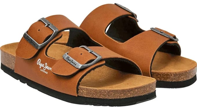 Pepe Jeans Bio Double Kansas Sandalen Bruin EU 36 Jongen