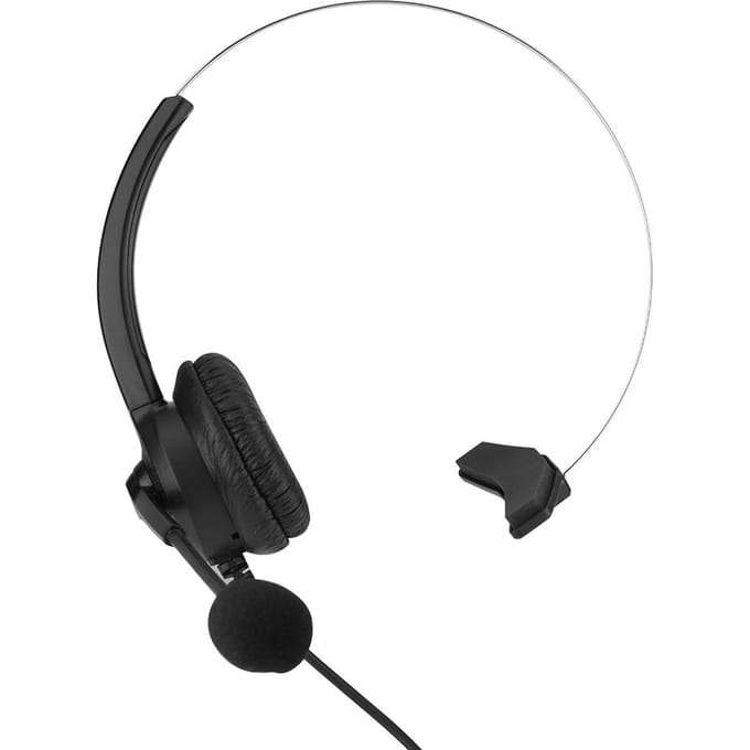 Ruisonderdrukkende Callcenter Headset Comfortabele Telefoon Headset - 3,5 mm Plug wit