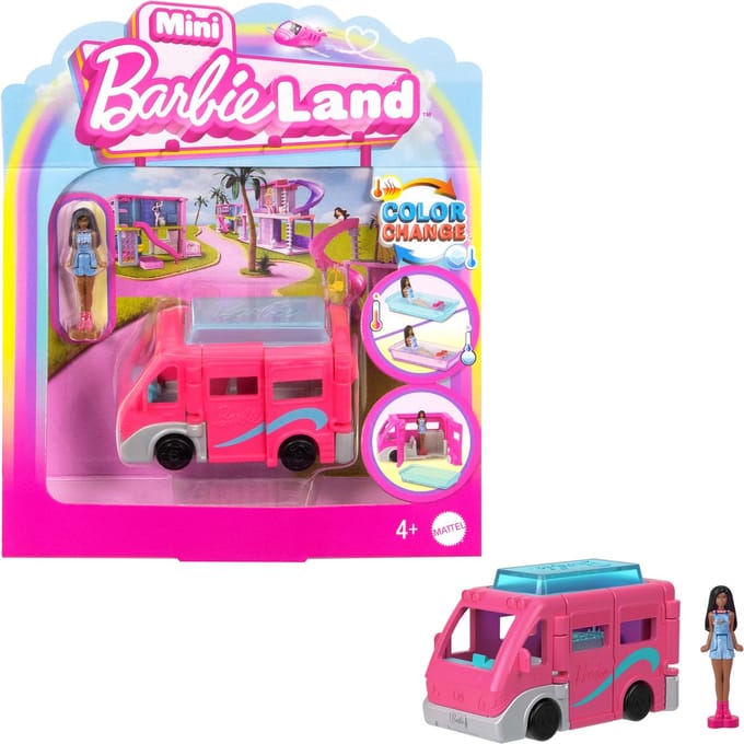 Barbie Mini BarbieLand - Camper met Barbiepop