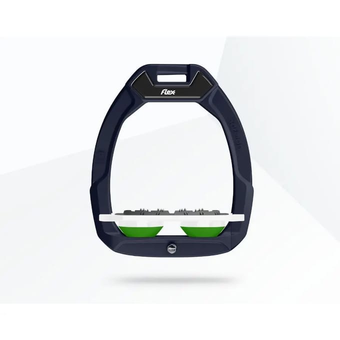 Veiligheidsgrepen voor paardrijden Plat Ultra Grip Rood/Wit/Groen Flex-On Safe-On