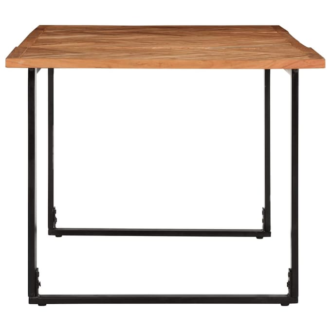 vidaXL - Eettafel - 180x90x75 - cm - massief - acaciahout