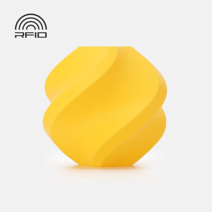 Bambu Lab PLA Tough+ Yellow met spoel 1.75mm