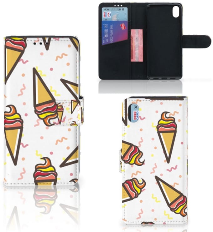 Xiaomi Redmi 7A Book Cover Icecream