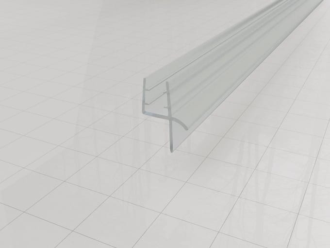 Xellanz Type 2 rubberen waterkering 200 x 0,5 cm transparant