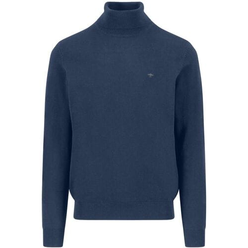 Fynch-Hatton Trui Rollneck Superfine Cotton Night / male
