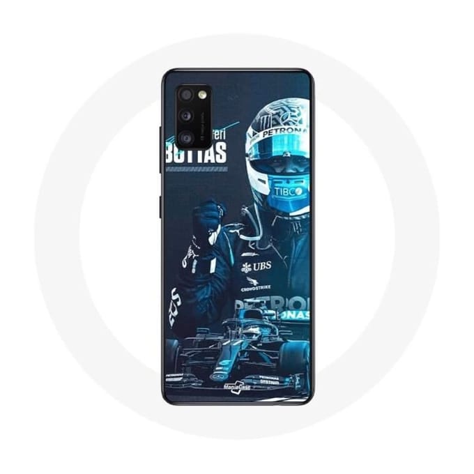 Coque - Valtteri Bottas - Samsung Galaxy A41 - Noir - Souple - Sportif noir