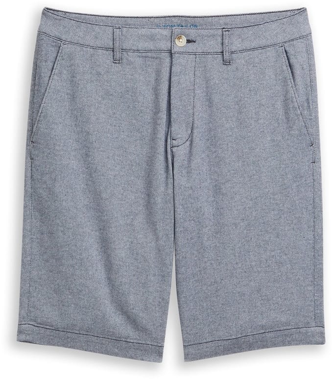 Tom Tailor - Chino-short met stretch - Maat 29 - navy structure