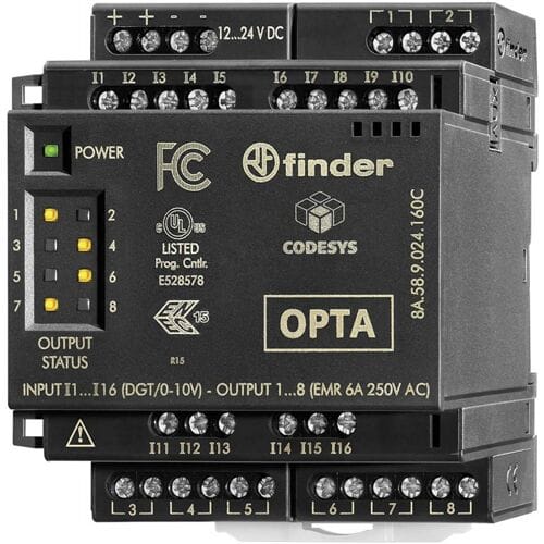 Finder 8A.88.9.024.160C OPTA Digitales SSR Erweiterungsmodul I/O-module