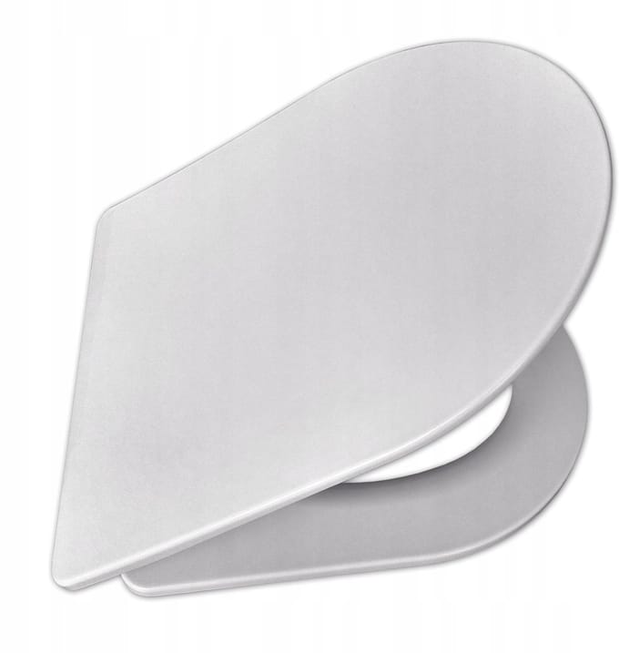 Bisk Veno Slim Duroplast Toiletzitting Wit Soft-Close