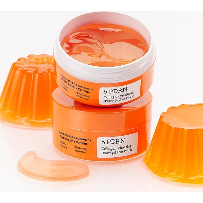 Patchs Hydrogel Vitalisants pour les Yeux COSRX 5 PDRN Collagène (60ea) beige