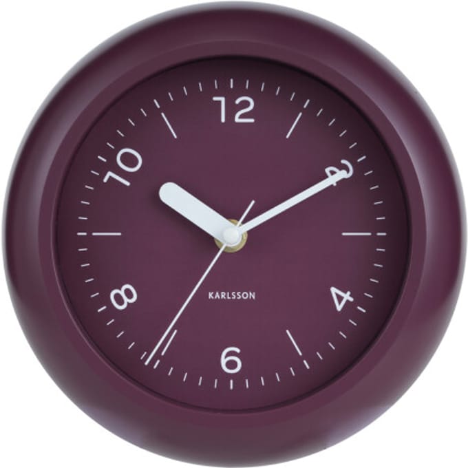 Karlsson wandklok slope dark mauve- Ø20cm
