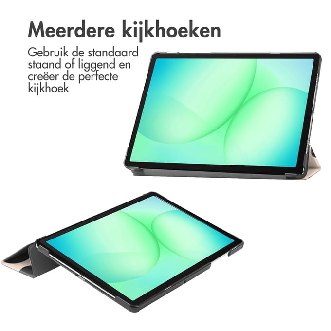 imoshion Tablet Hoes - Geschikt voor Samsung Galaxy Tab A11 Plus - Design Trifold Bookcase