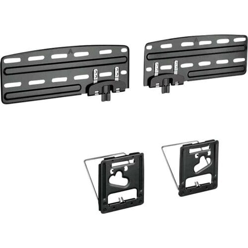 Neomounts WL30-265BL1 mounting kit - Ultra-Flat fixed - for digital signage LCD panel / LCD display - black - Max 60 kg - recommended for 43"-85"
