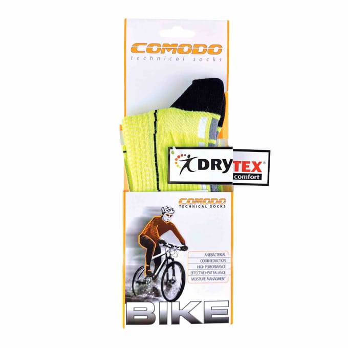 Comodo - Hi Vis Low Cut Fietssokken Heren & Dames