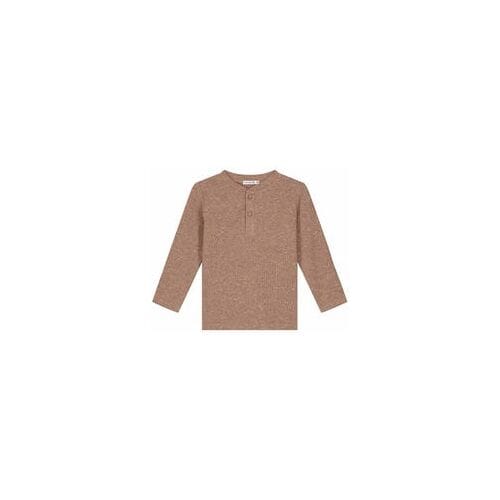 Prénatal baby shirt Light Mud Brown 68 heren