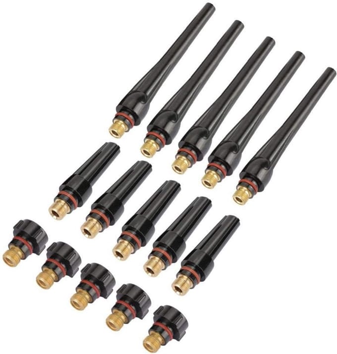 Set WIG Lasdoppen en Achterkappen voor WP-17/18/26 Branders